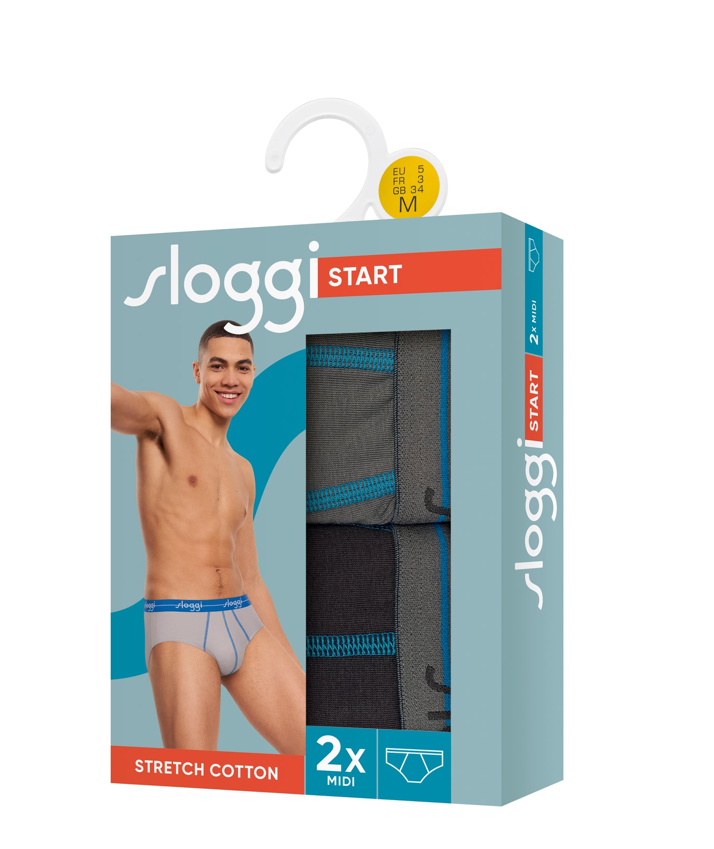 Cueca Homem Sloggi Start Midi