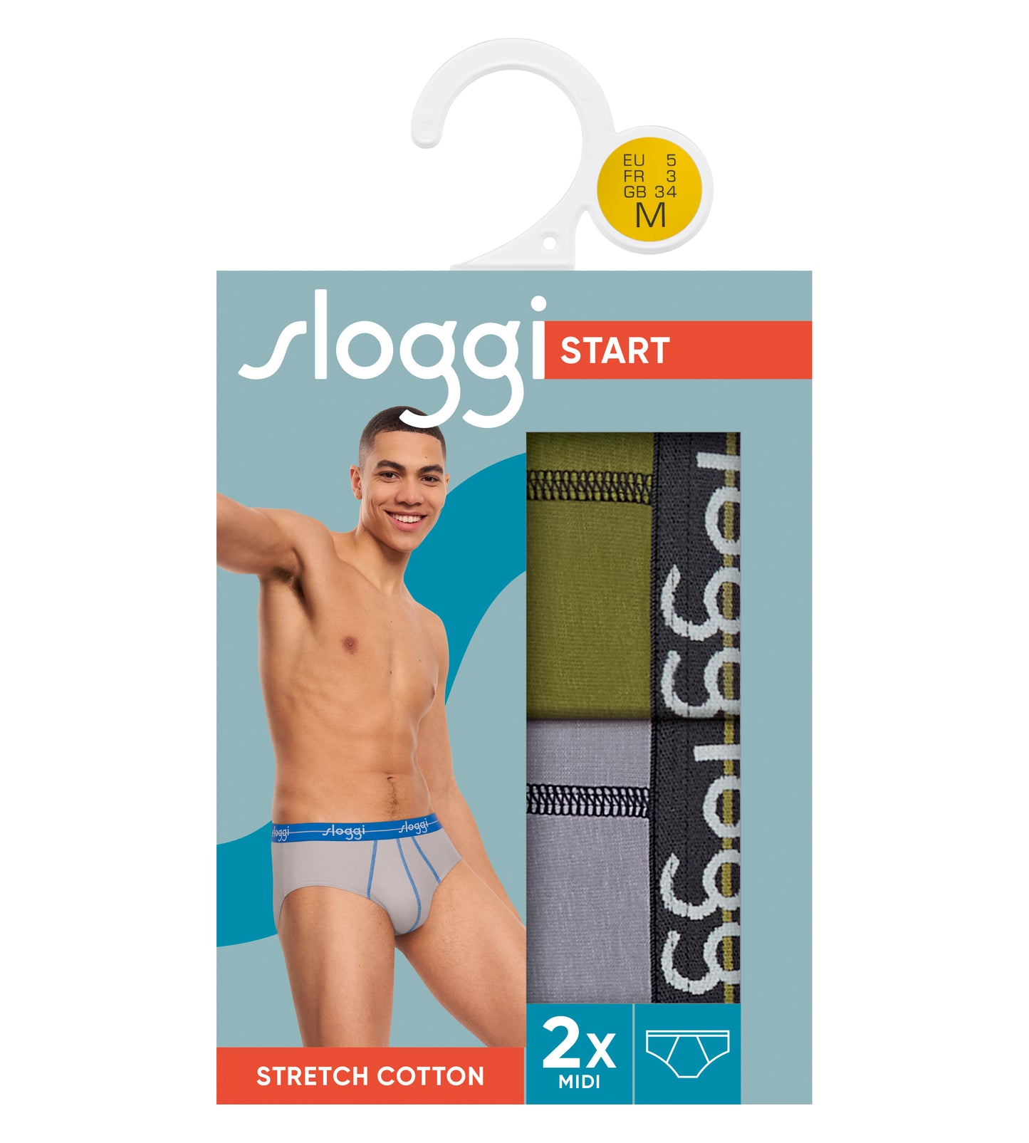 Cueca Homem Sloggi Start Midi