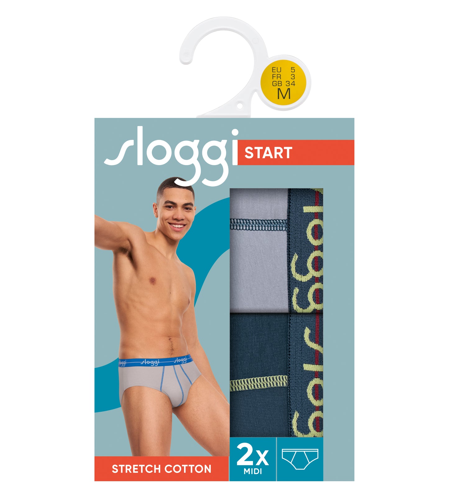 Cueca Homem Sloggi Start Midi