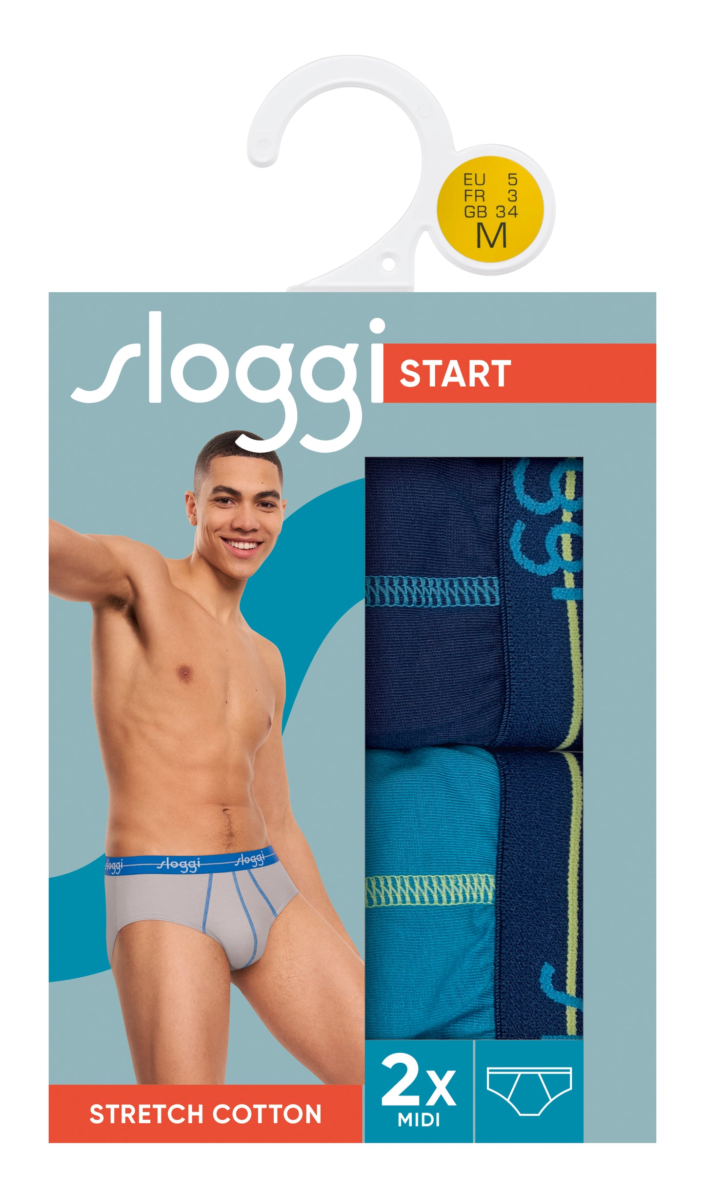 Cueca Homem Sloggi Start Midi